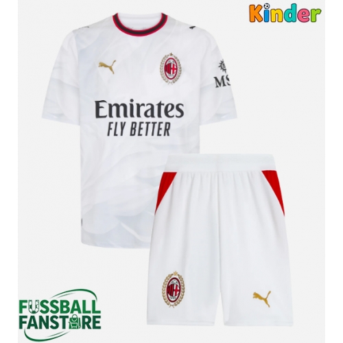 AC Milan Omari Hutchinson #20 Replik Auswärtstrikot Kinder 2026-27 Kurzarm (+ Kurze Hosen)